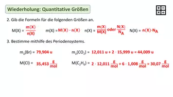 Vorschau - Arbeitsblätter - Chemie 8: Quantitative Größen - Wiederholung - Seite 2