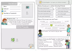 Vorschau - Arbeitsblätter - Freunde: Aristoteles und Freundschaft 3. 4. 5. 6. Klasse Ethik Religion Glück Sachunterricht - Seite 3