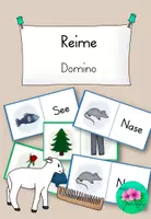 Vorschau - Spiele - Domino Reime - 2 Versionen - Deckblatt