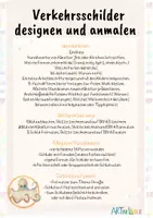 Vorschau - Stundenentwürfe - Kunstprojekt Verkehrsschilder Grundschule – inkl. Bewertungsbögen & Differenzierung - Seite 2