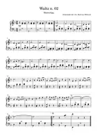 Προεπισκόπηση - Άλλος τύπος υλικού - Dmitri Shostakovich - Waltz No. 2 easy piano version - Σελίδα 1