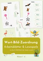 Vorschau - Arbeitsblätter - Wörter lesen & zuordnen | 1. Klasse | Arbeitsblätter & Lesespiele - Deckblatt
