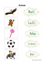 Vorschau - Arbeitsblätter - Wörter lesen & zuordnen | 1. Klasse | Arbeitsblätter & Lesespiele - Seite 2