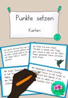 Vorschau - Aufgabenkarten - Satzgrenzen erkennen und Punkte setzen - zweifach differenziert🇨🇭 - Deckblatt