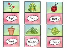 Vorschau - Spiele - Lesespiel/Lesedomino "Frühling" (Klasse 1/2) - Seite 3