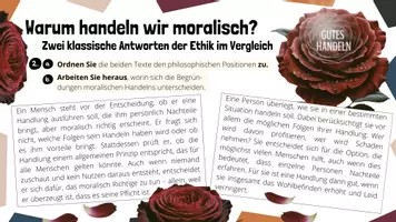 Vorschau - Unterrichtsreihen - 6. (II) Schopenhauer Warum handeln wir moralisch? Mitleid als Treibfeder der Moral - Seite 3