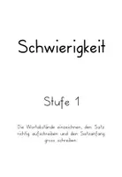 Vorschau - Arbeitsblätter - Schlangensätze Heft - differenziert- Fakten über Tiere🇨🇭 - Seite 1