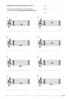 Vorschau - Arbeitsblätter - Notennamen schreiben | Arbeitsblätter Musiknoten lernen - Deckblatt
