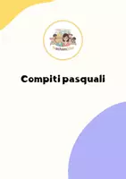 anteprima - Esercizi - Materiali didattici pasquali - Pagina di copertina