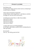 Vorschau - Arbeitsblätter - Freiarbeitsmaterial Frühling / Klasse 3 und 4 - Seite 2