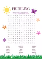 Vorschau - Arbeitsblätter - Freiarbeitsmaterial Frühling / Klasse 3 und 4 - Seite 3