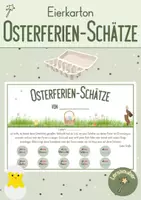Vorschau - Anderer Materialtyp - Eierkarton Ferienerinnerung Osterferien-Schätze - Deckblatt