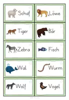 Vorschau - Aufgabenkarten - Schleichdiktat Tiere - lesen, merken, schreiben🇨🇭 - Seite 3