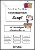 Vorschau - Unterrichtsreihen - Schritt für Schritt zur Vorgangsbeschreibung - Deutsch Klasse 3 Klasse 4 Aufsatz mit HA, Tafelmaterial und Klassenarbeit - Seite 2