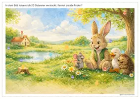 Vorschau - Spiele - Oster Spiele Paket zum Gedicht Eiersuche mit Hoppelmann - Seite 3