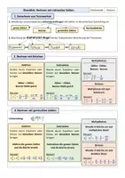 Vorschau - Arbeitsblätter - Mathematik 6: Überblick zum Rechnen mit rationalen Zahlen - Seite 2