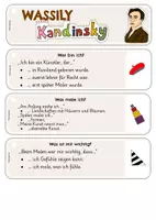Vorschau - Spiele - Ich bin Wassily Kandinsky – Sprechfächer für den Kunstunterricht - Seite 1