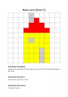 Vorschau - Arbeitsblätter - "Malen nach Zahlen" an der Hundertertafel - Seite 3