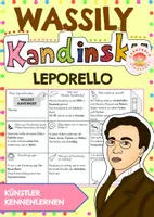 Vorschau - Arbeitsblätter - Wassily Kandinsky Leporello – differenziert - Deckblatt