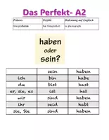 Vorschau - Arbeitsblätter - Das Perfekt – Übungen und Beispiele A2 - Seite 3