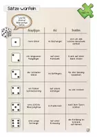 Vorschau - Fördermaterial/Inklusion - Würfelsätze I würfeln und schreiben I nk / ng - Seite 1