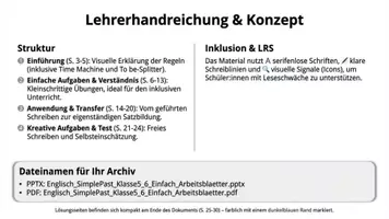 Vorschau - Arbeitsblätter - Simple past - Englisch-Unterricht. Arbeitsblätter Zeitformen. - Seite 2