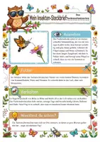 Vorschau - Mal- und Bastelvorlagen - Insekten im Sommer XXL - (16 Insekten , Steckbriefe, Ausmalbilder, Präsentation) - Seite 2