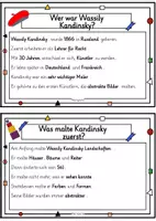 Vorschau - Arbeitsblätter - Wassily Kandinsky – Wissenskartei (differenziert) mit Präsentation - Seite 2