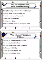 Vorschau - Arbeitsblätter - Wassily Kandinsky – Wissenskartei (differenziert) mit Präsentation - Seite 3