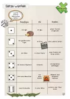 Vorschau - Spiele - Würfelsätze I würfeln und schreiben I langes I / i - Seite 1