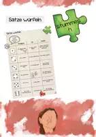 Vorschau - Spiele - Würfelsätze I würfeln und schreiben I stummes h - Deckblatt