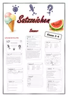Vorschau - Unterrichtsreihen - Wortarten, Satzglieder, Satzzeichen - Grammatik im Sommer - Seite 1