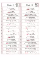 Vorschau - Aufgabenkarten - Tandembögen - Wh Questions with do/does (Where, What, When, How often) - Seite 1