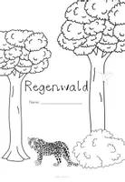 Vorschau - Arbeitsblätter - Regenwald Arbeitsblätter - Lesen, Malen, Schreiben - Seite 1