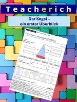 Vorschau - Arbeitsblätter - Der Kegel - ein erster Überblick - Deckblatt