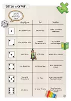 Vorschau - Spiele - Würfelsätze I würfeln und schreiben I X / x - Seite 1
