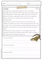 Vorschau - Arbeitsblätter - Sachtext Krokodil - Seite 3