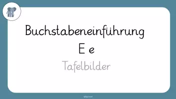 Vorschau - Arbeitsblätter - Buchstabeneinführung E e Tafelbilder und Arbeitsblätter - Seite 2