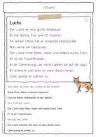 Vorschau - Arbeitsblätter - Sachtext Luchs - Seite 2