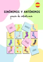 Vista previa - Juegos / Gamificación - PARES DE CALCETINES: SINÓNIMOS Y ANTÓNIMOS - Portada