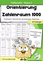 Vorschau - Arbeitsblätter - Zahlenraum 1000 – Orientierung | Arbeitsblätter, Übungen & Lösungen - Deckblatt