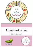 Vorschau - Spiele - Klammerkarten : Silben schwingen (mit Wörtern aus Basisgraphemen) - Seite 2