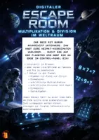 Vorschau - Präsentationen/Tafelbilder - Digitaler Escape-Room: Multiplikation und Division - Deckblatt