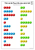 Vorschau - Arbeitsblätter - Mengen bis 10 schnell erkennen – Training ohne Zählen (Mathe Grundschule) - Seite 3