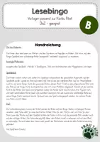 Vorschau - Spiele - Buchstabeneinführung - Lesebingo B (Karibu) - Seite 1