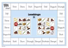 Vorschau - Spiele - Buchstabeneinführung - Lesebingo St (Karibu) - Seite 2