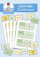 Vorschau - Arbeitsblätter - Wachsendes Materialpaket XXL: Zeitformen (Tempusformen) - Seite 1