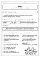 Vorschau - Arbeitsblätter - Gedichtanalyse Goethe März Klasse 7 8 - Seite 2