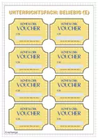 Vorschau - Anderer Materialtyp - Homework Voucher - Deckblatt