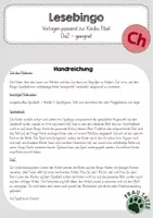 Vorschau - Spiele - Buchstabeneinführung - Lesebingo Ch (Karibu) - Seite 1